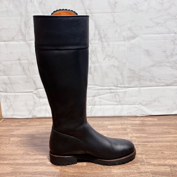 Penelope Chilvers Tassel Knee High Riding Boots Black Leather Women EU 39 / US 9 - Picture 9 of 15